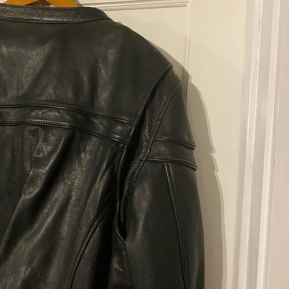 First Classics Women’s leather motorcycle jacket size 4X Plus Size Fits Like 2X - Picture 8 of 8